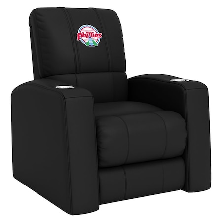 Dreamseat Relax Recliner with Philadelphia Phillies Cooperstown Primary Logo XZ418301RHTCDBLK-PSCOOP0075